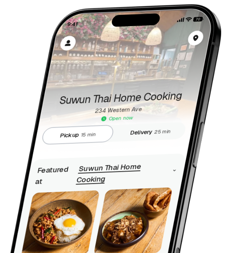 Suwun Thai Home Cooking app preview